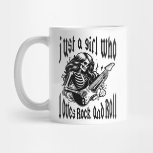 Just a girl who loves rock and roll Mug